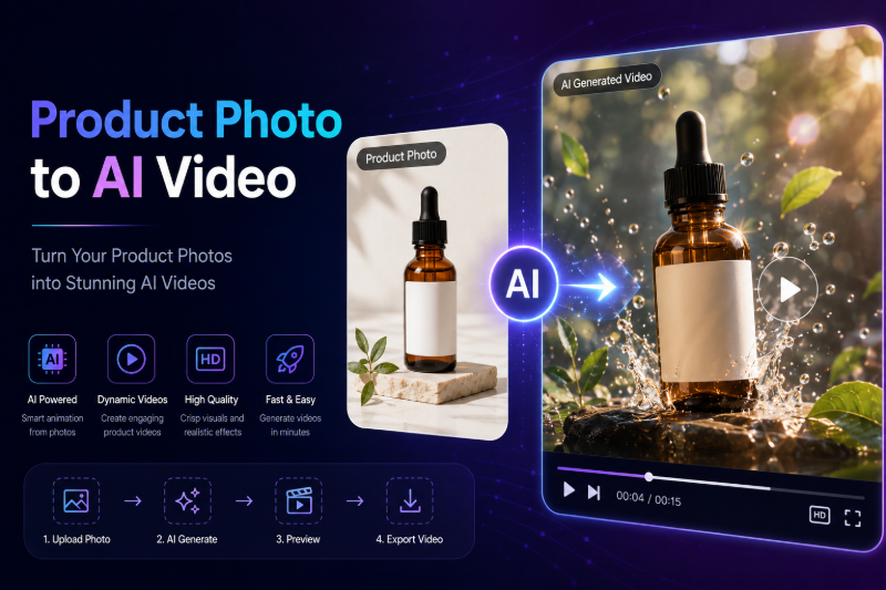 How to Turn a Product Photo into an AI Video for Ads & Social Media